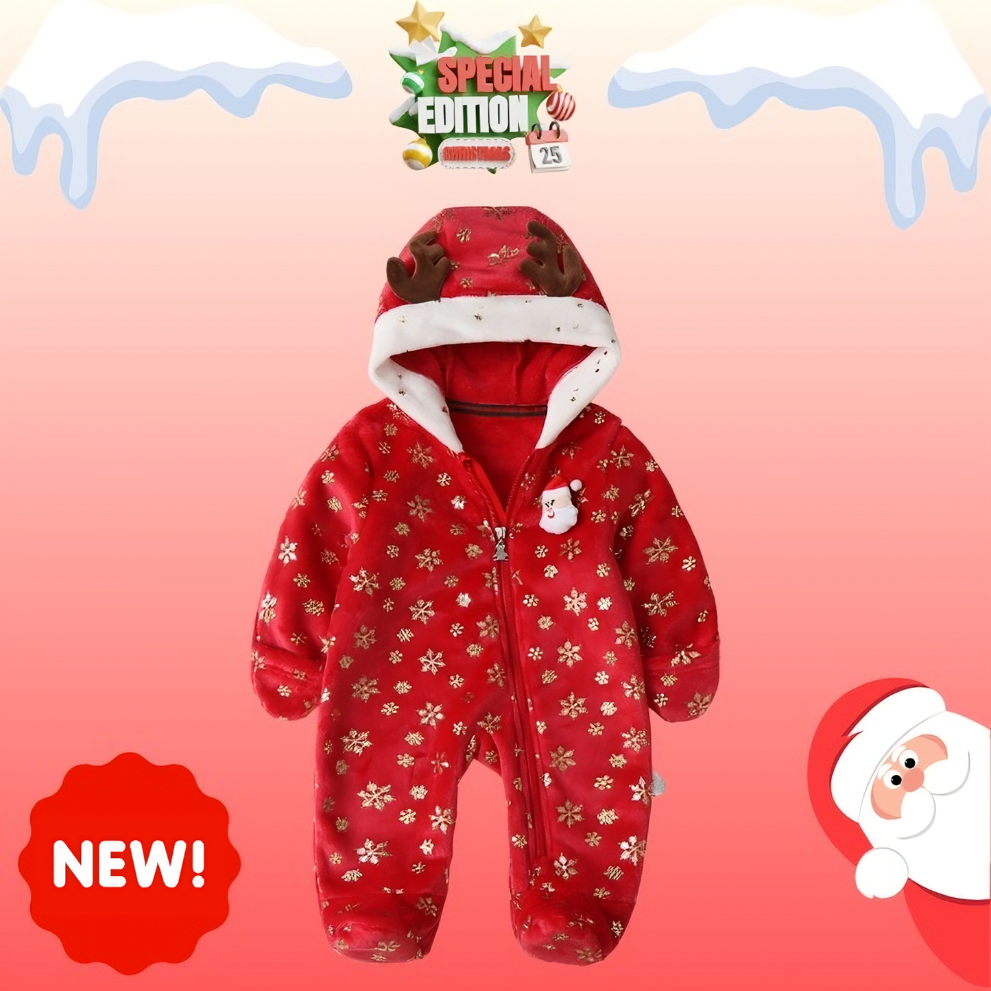 Baby Christmas Romper