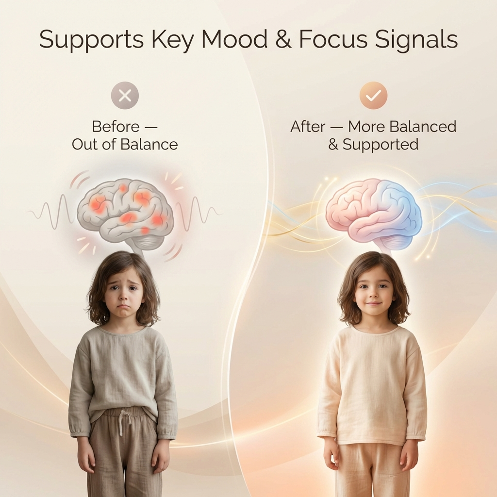 Mood Munchies - Natural Saffron Gummy Mood + Focus Support for Kids